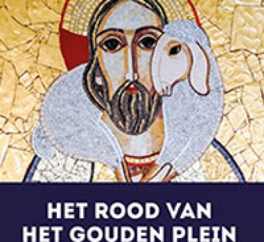 Het rood van het gouden plein
