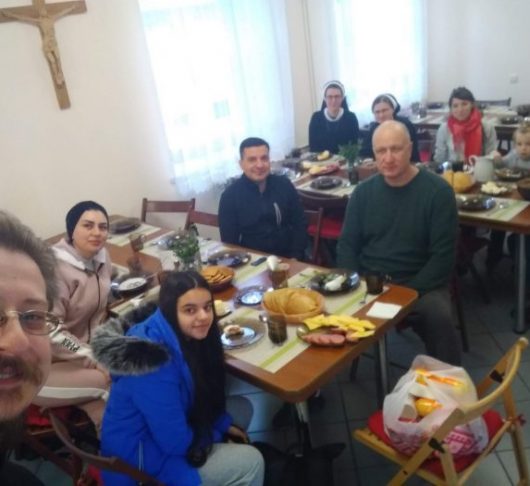 Jezuïeten in de Oekraïense stad Chmelnytsky bieden hulp aan vluchtelingen
