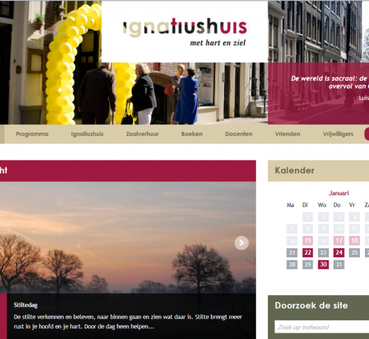 Nieuwe website Ignatiushuis