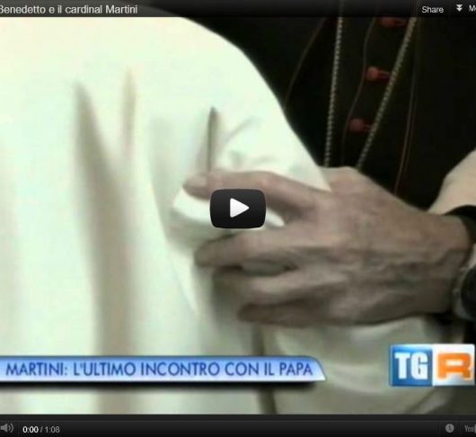 Laatste ontmoeting Kardinaal Martini en Paus Benedictus XVI