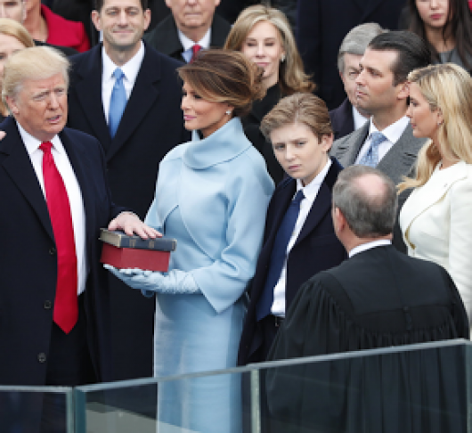 Bidden voor Donald Trump