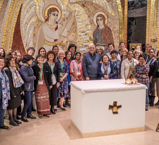 Paus Franciscus spreekt voor Jesuit Social Justice and Ecology Secretariat in Rome