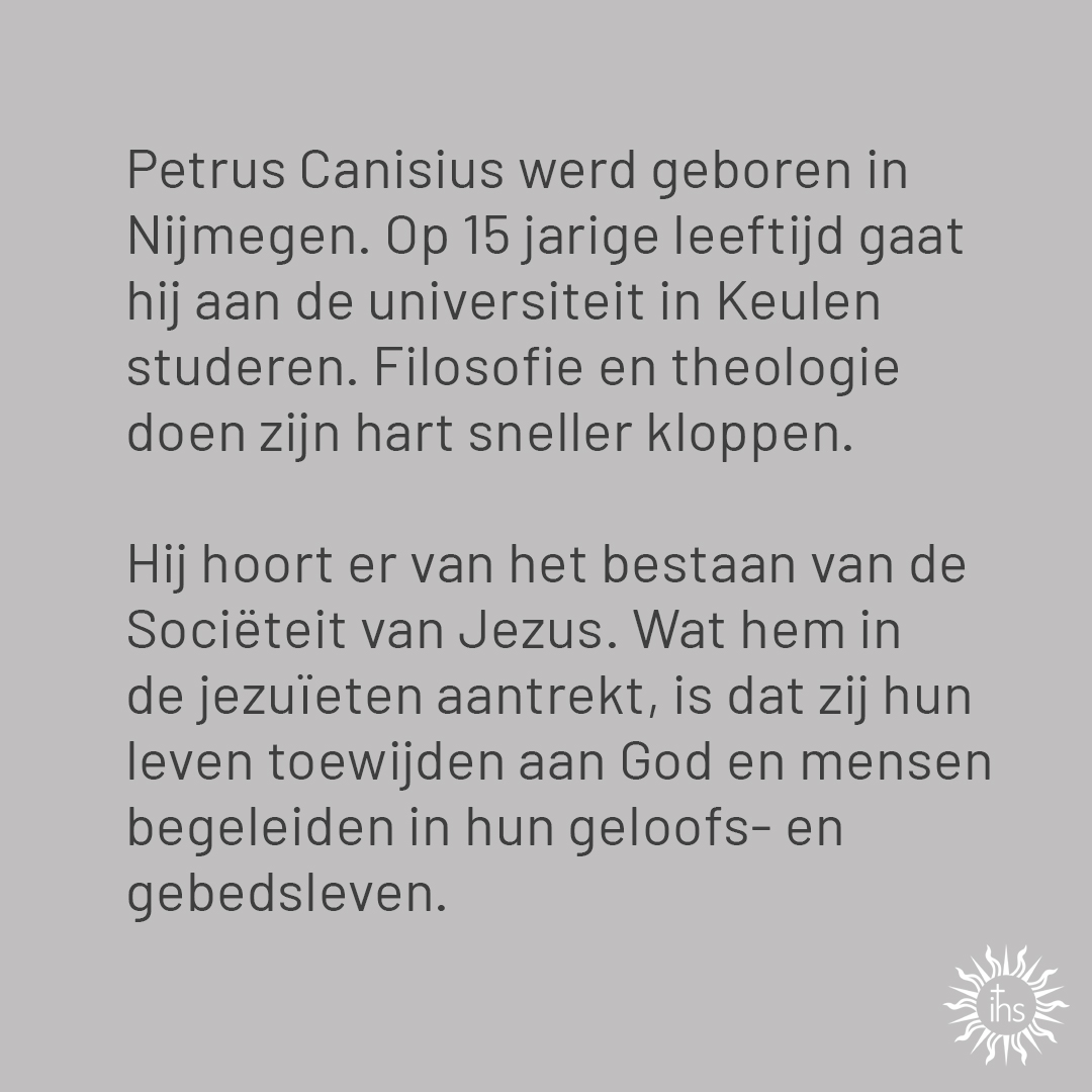 Petrus Canisius werd 500 jaar geleden geboren