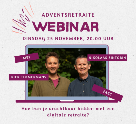 Webinar: hoe kun je vruchtbaar bidden met een digitale retraite?